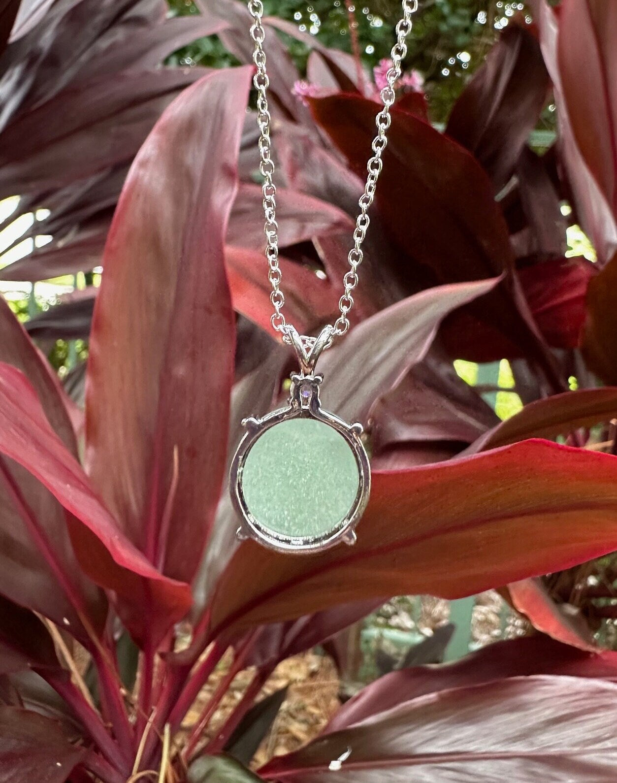 Green Aventurine Prism Pendant Necklace