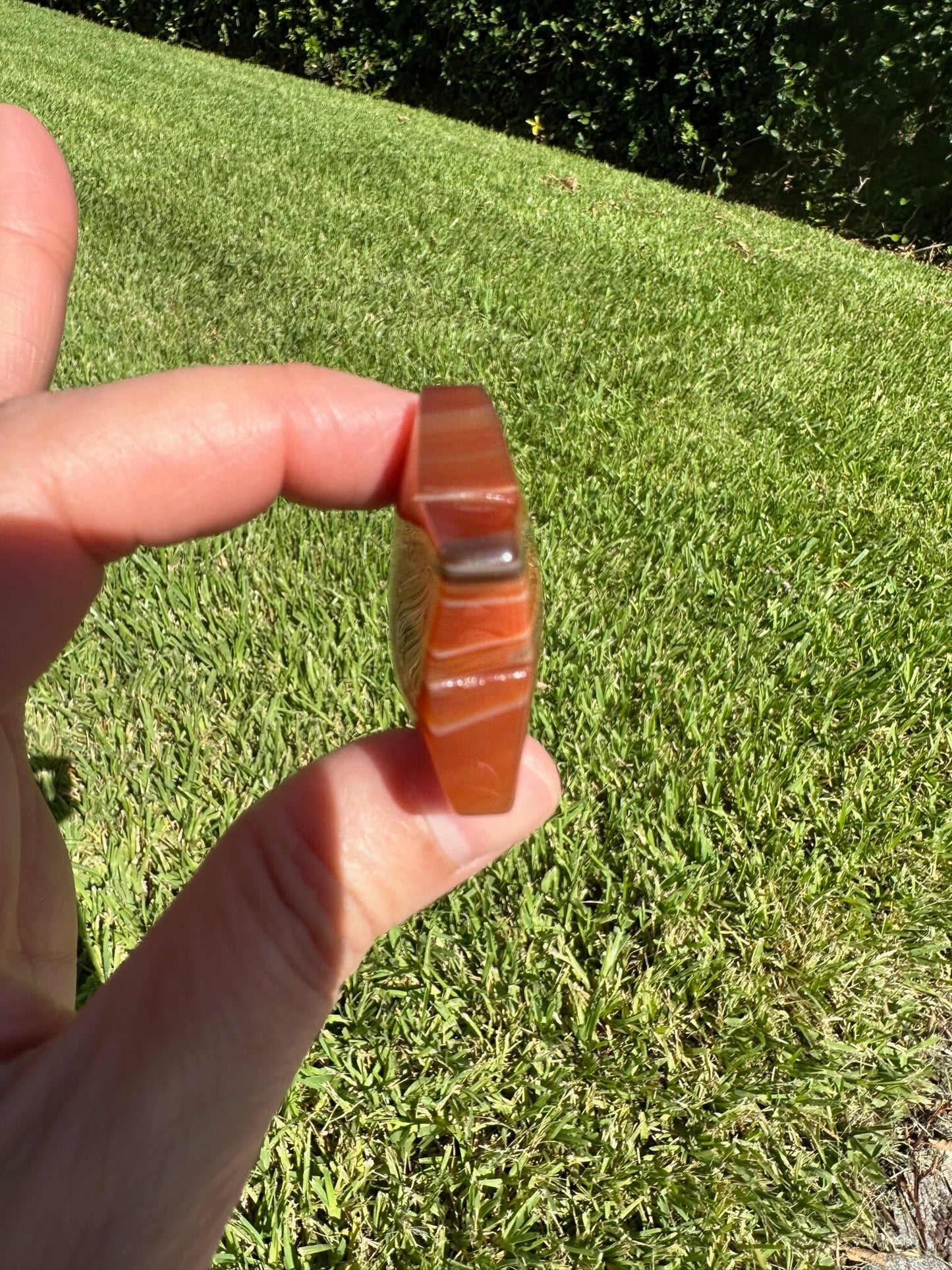Carnelian Agate Stripes Star Figurine