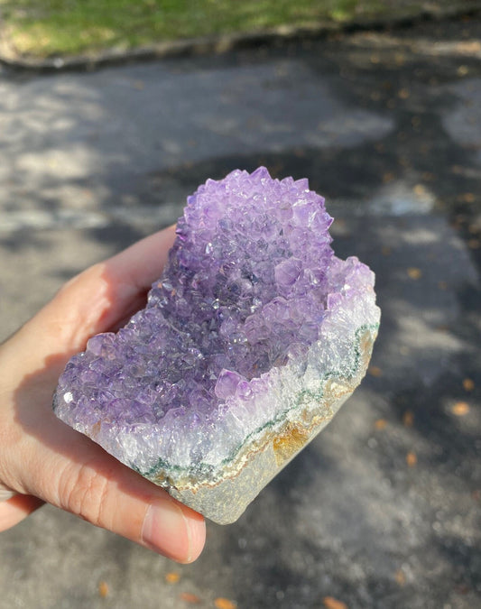 Amethyst Stalactite Crystal Geode