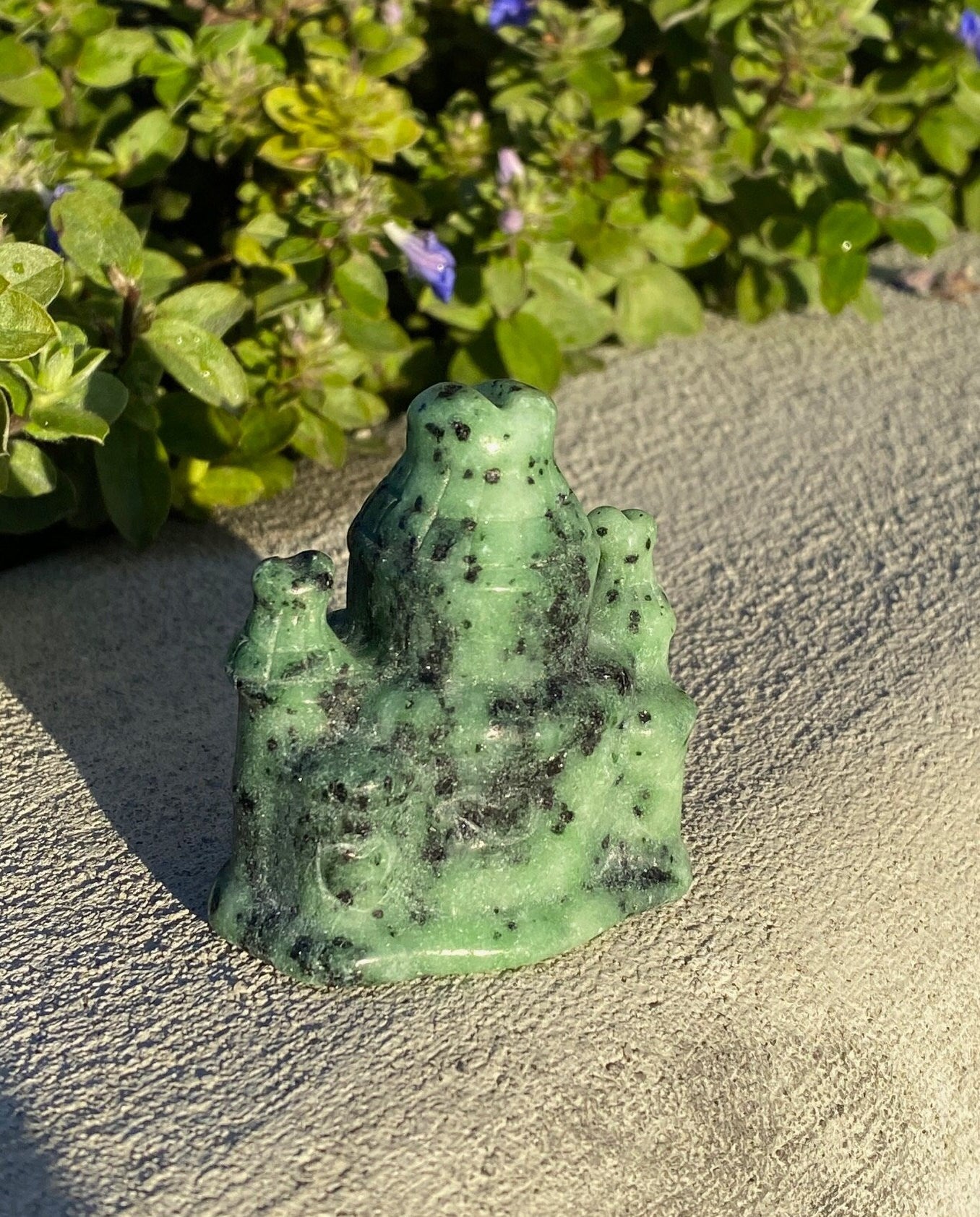 Zoisite Castle Figurine