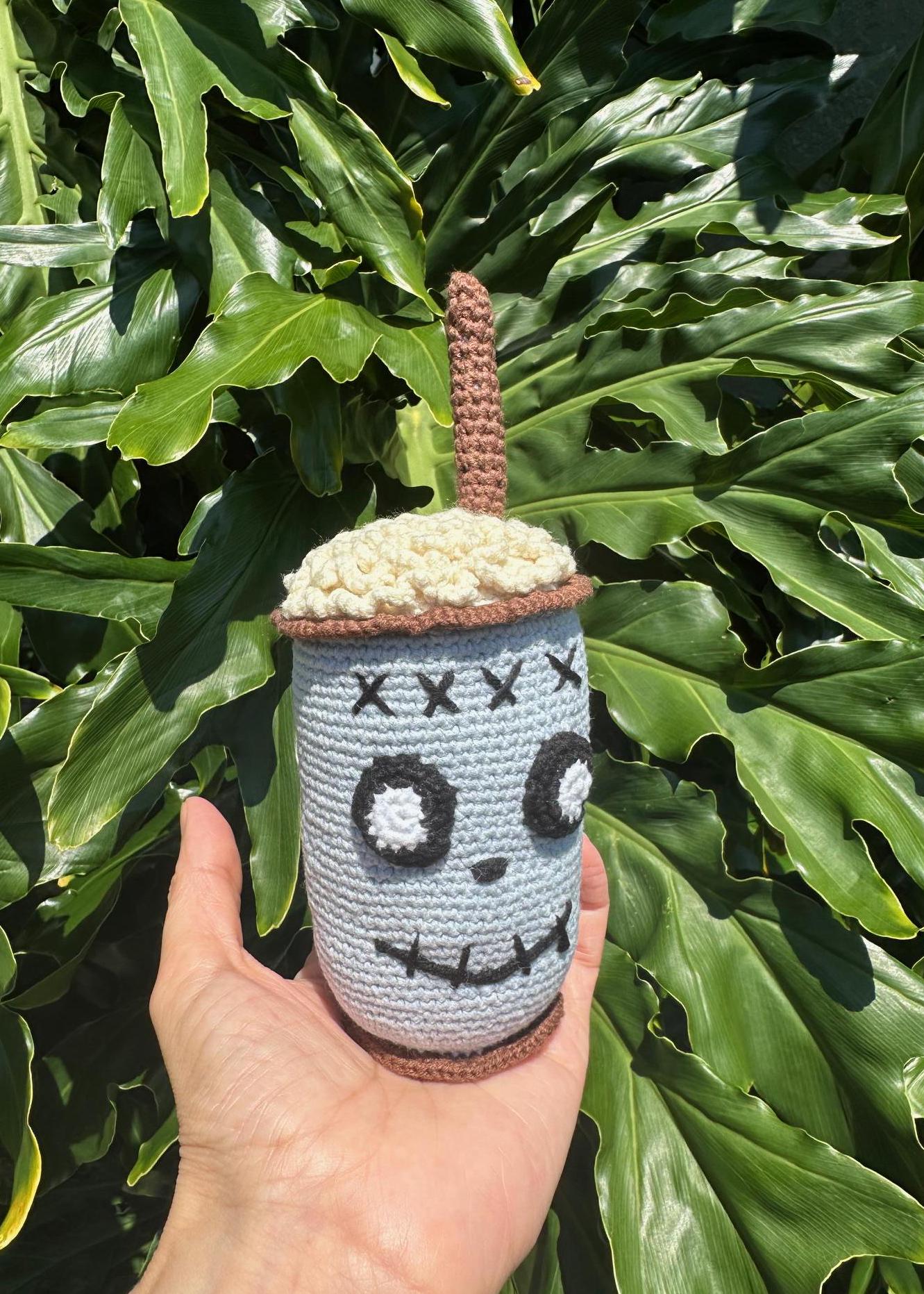 Crochet Zombie Cocktail Figurine