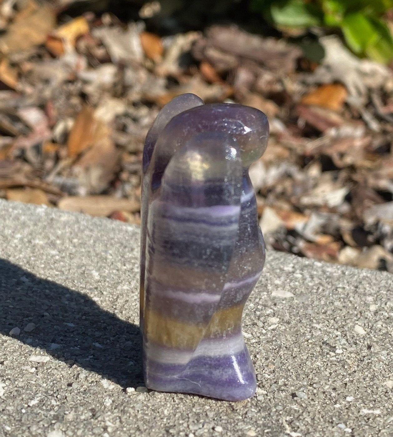 Rainbow Fluorite Angel Figurine