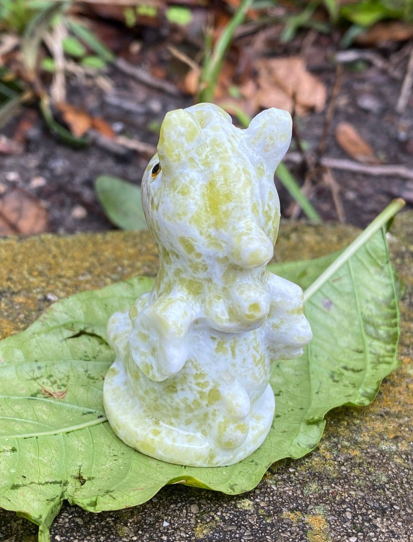 Lantian Jade Baby Dragon Figurine