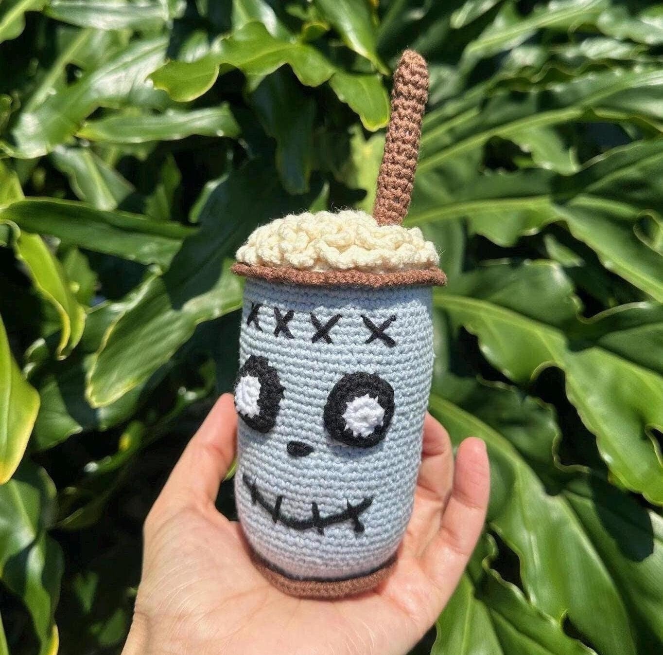 Crochet Zombie Cocktail Figurine