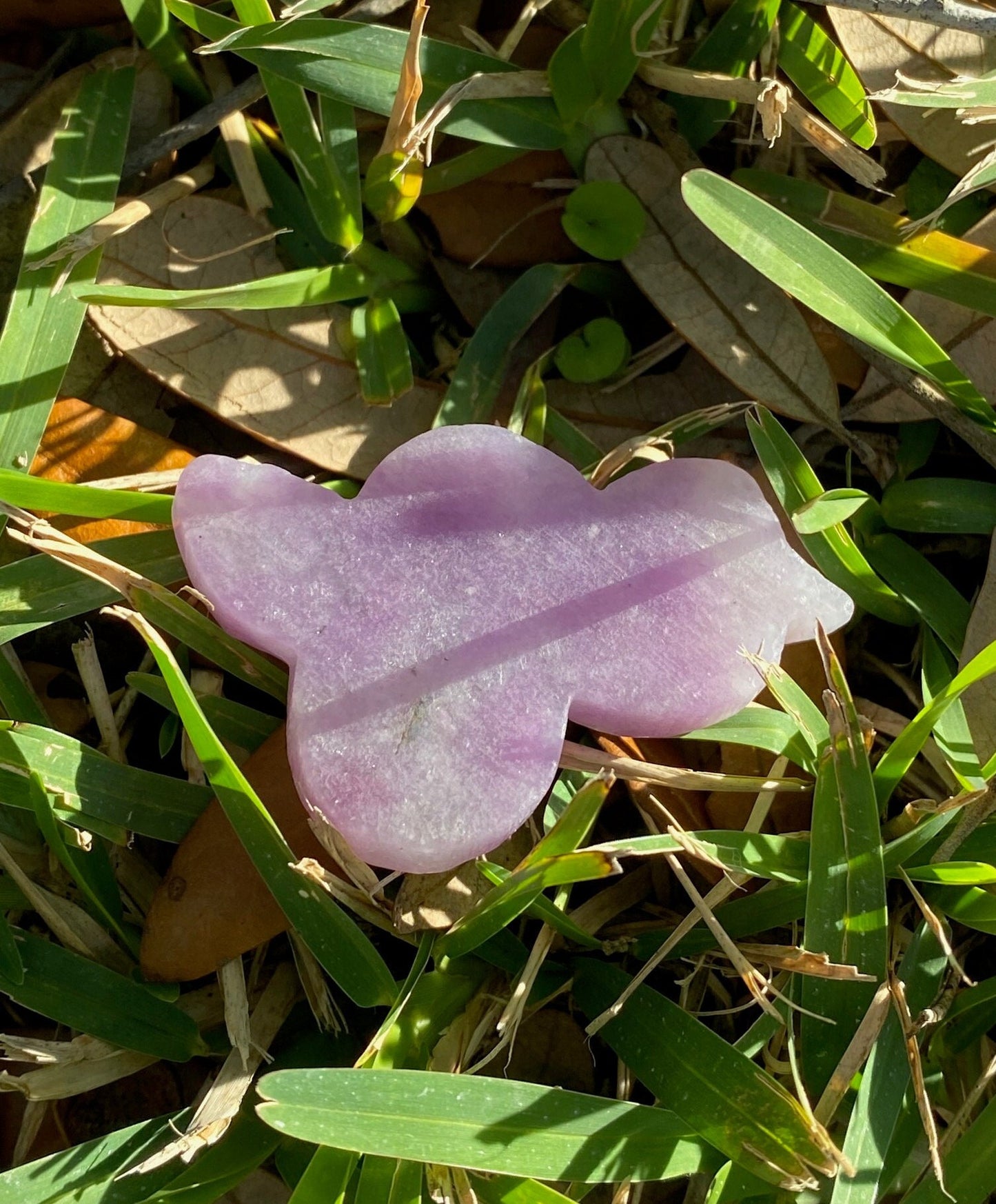 Lepidolite Snake Figurine