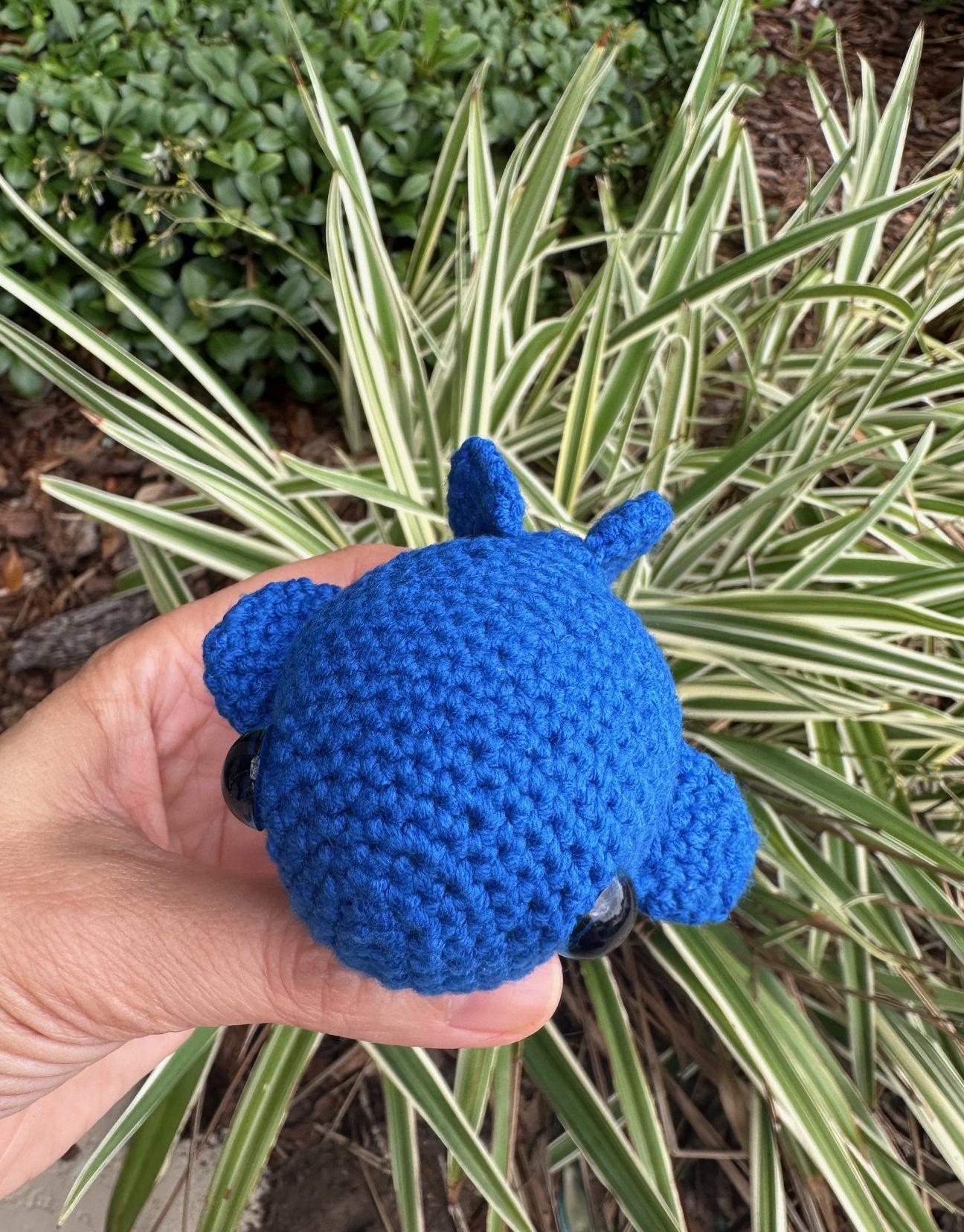 Crochet Blue Whale Toy