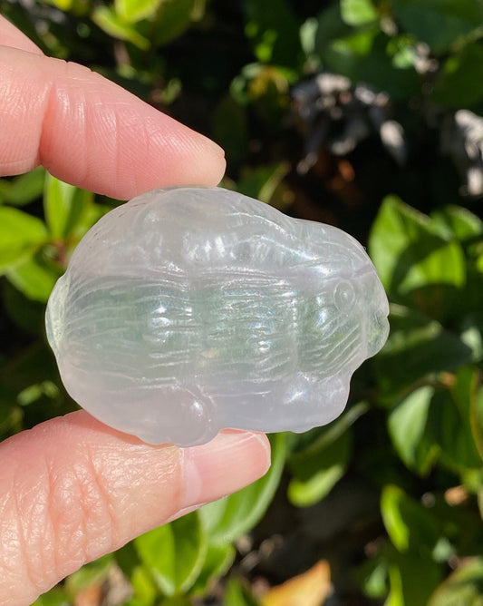 Fluorite Crystal Rabbit Figurine