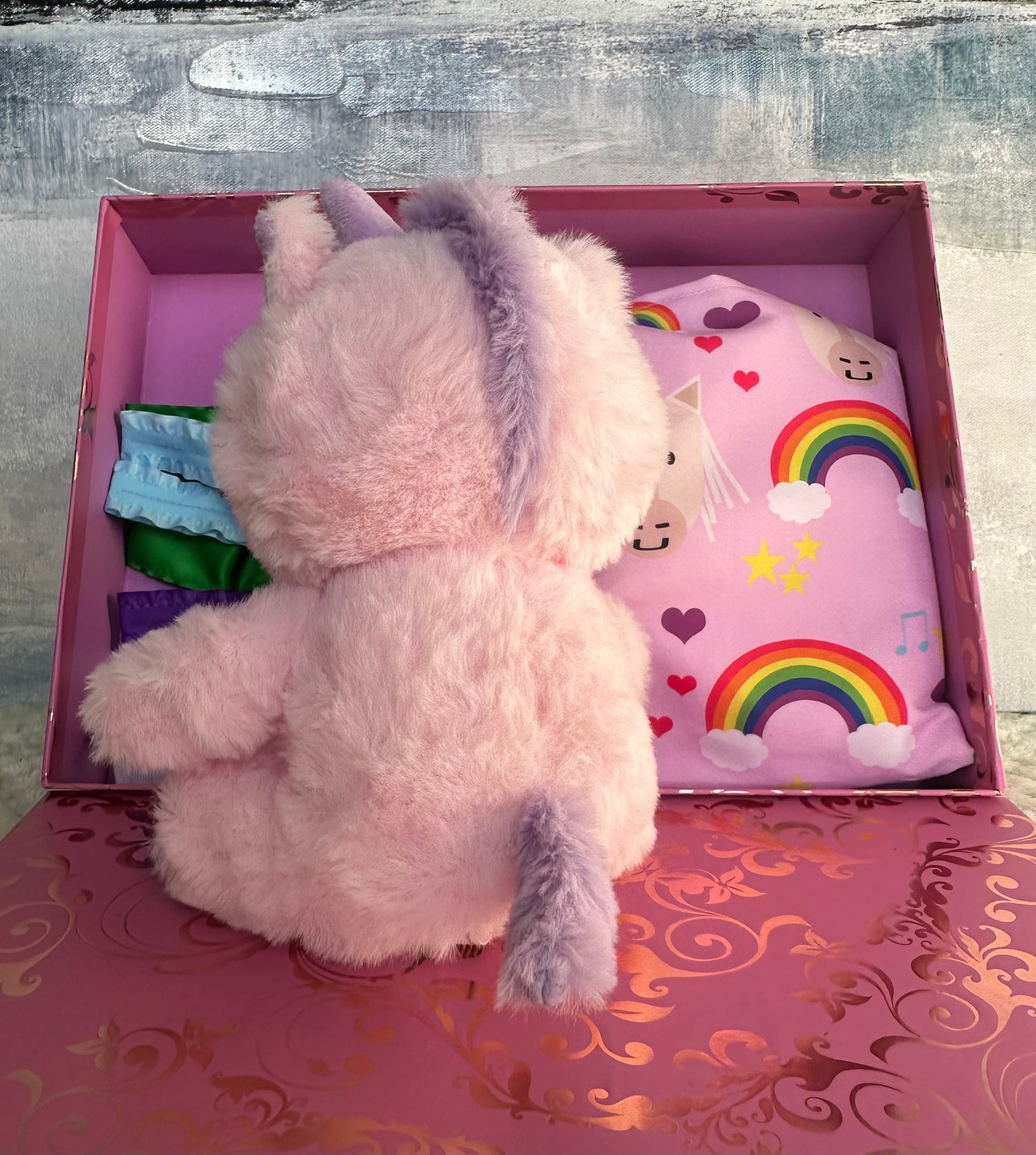 Pink Unicorn Baby Gift Box