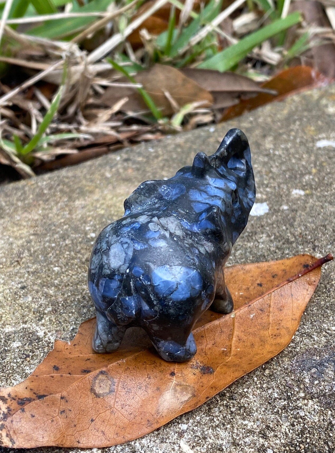 Que Sera Llanite Elephant Figurine