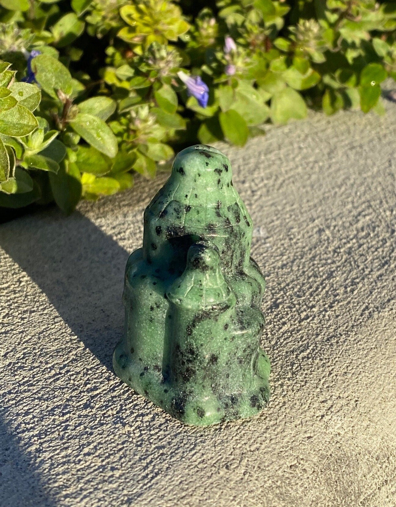 Zoisite Castle Figurine