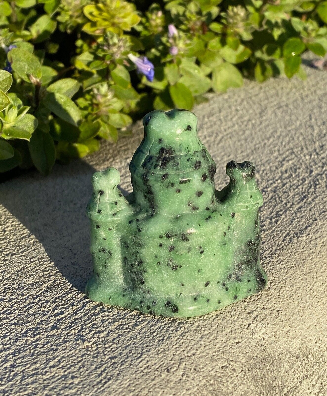 Zoisite Castle Figurine