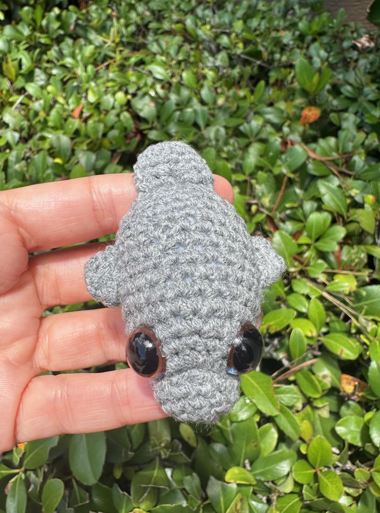 Crochet Baby Manatee Toy