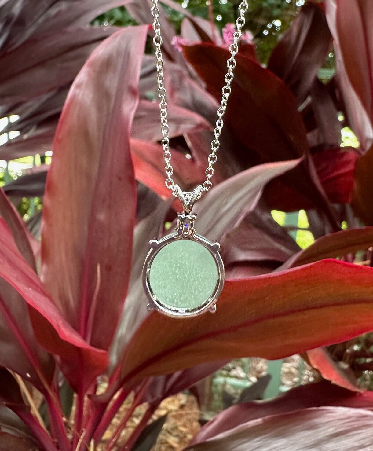 Green Aventurine Prism Pendant Necklace