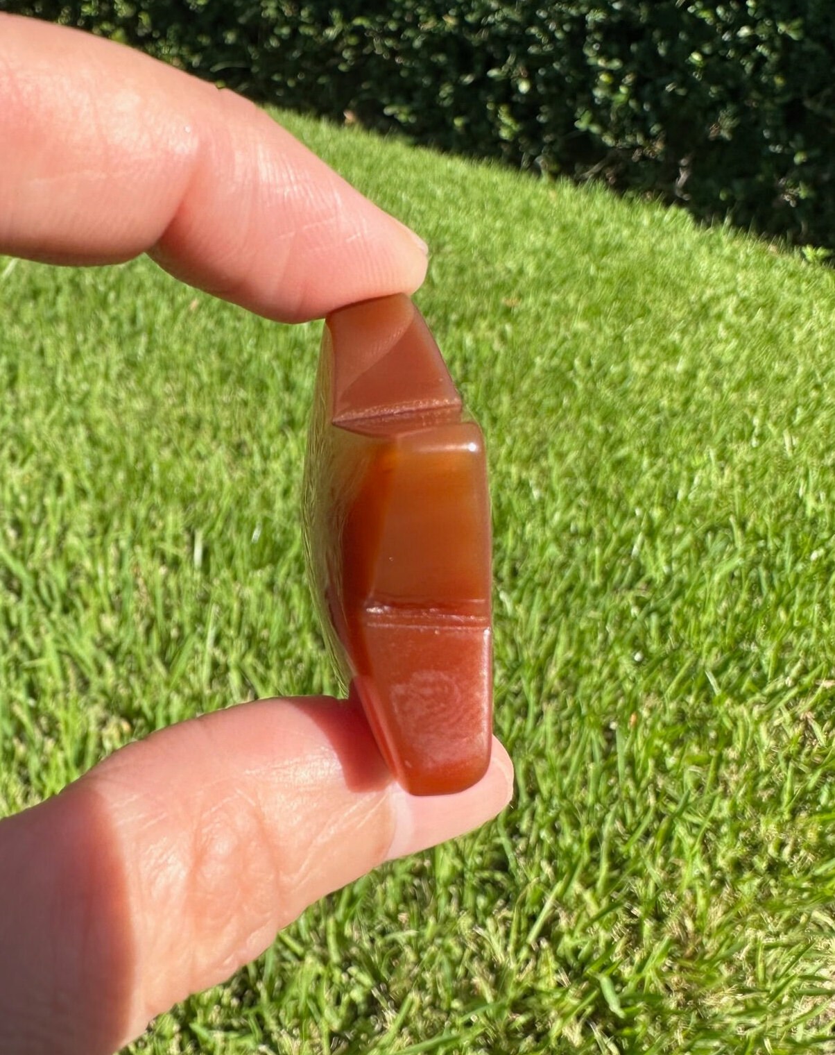 Carnelian Agate Stripes Star Figurine