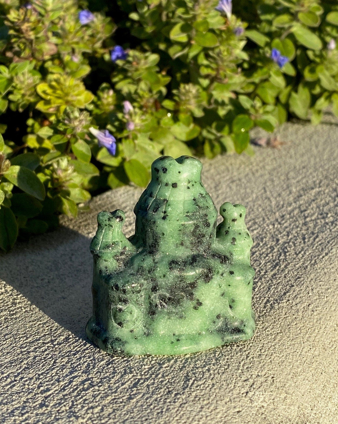 Zoisite Castle Figurine