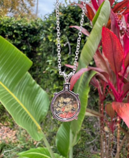 Unakite Prism Pendant Necklace