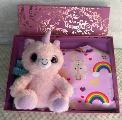 Pink Unicorn Baby Gift Box