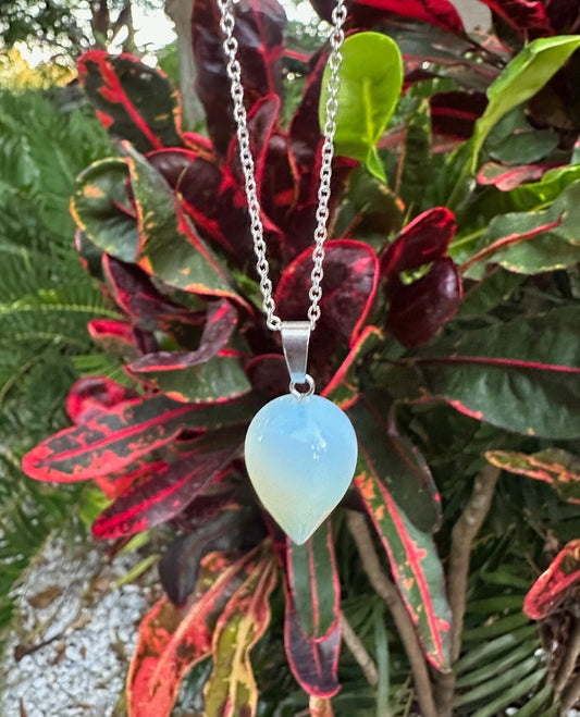 Opalite Acorn Necklace