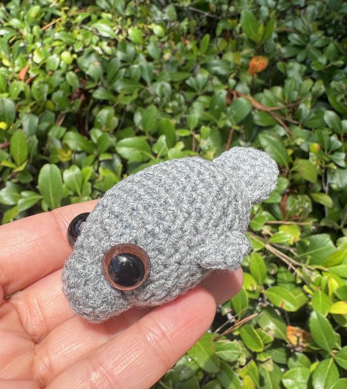 Crochet Baby Manatee Toy