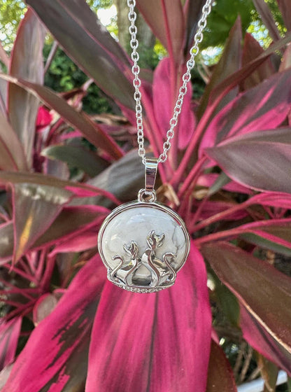 Howlite Cat Love Necklace